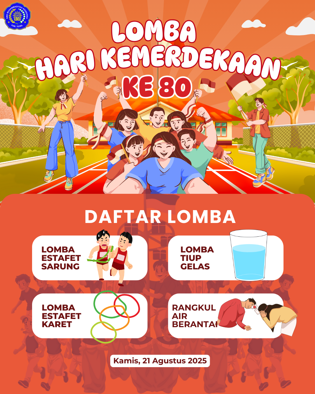 Lomba Daam Ramgka Memperingati HUT RI 80